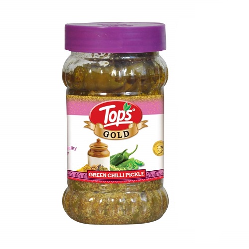 Tops Gold Green Chilli Pickle
